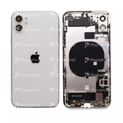 Apple iPhone 11 Housing with Parts 100 % Orignal Grade C White