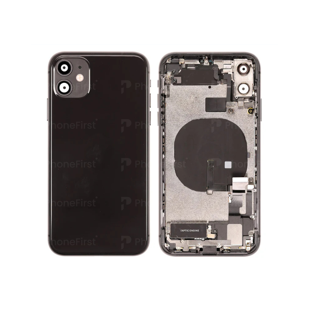 Apple iPhone 11 Housing with Parts 100 % Orignal Grade C Black