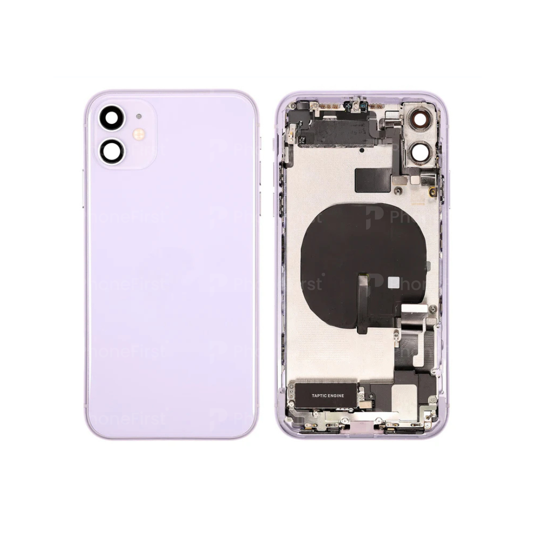 Apple iPhone 11 Housing with Parts 100 % Orignal Grade C White