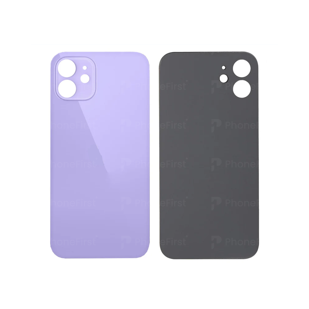 Apple iPhone 12 (6.1) - Battery Back Big Hole Purple