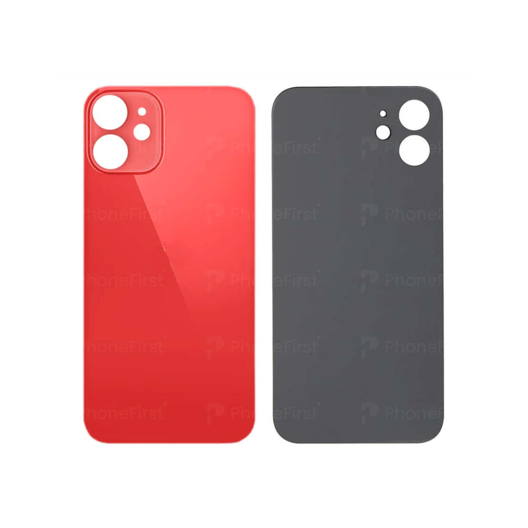 Apple iPhone 12 (6.1) - Battery Back Big Hole Red
