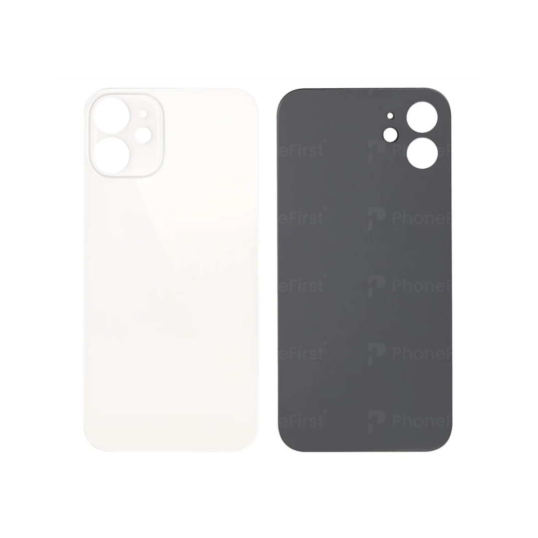 Apple iPhone 12 (6.1) - Battery Back Big Hole White