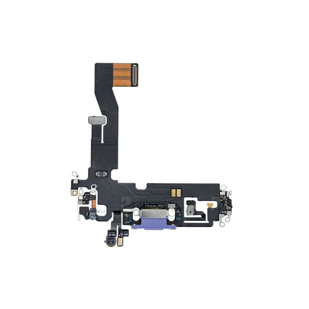 Apple iPhone 12 (6.1) - Charging Flex Original Purple