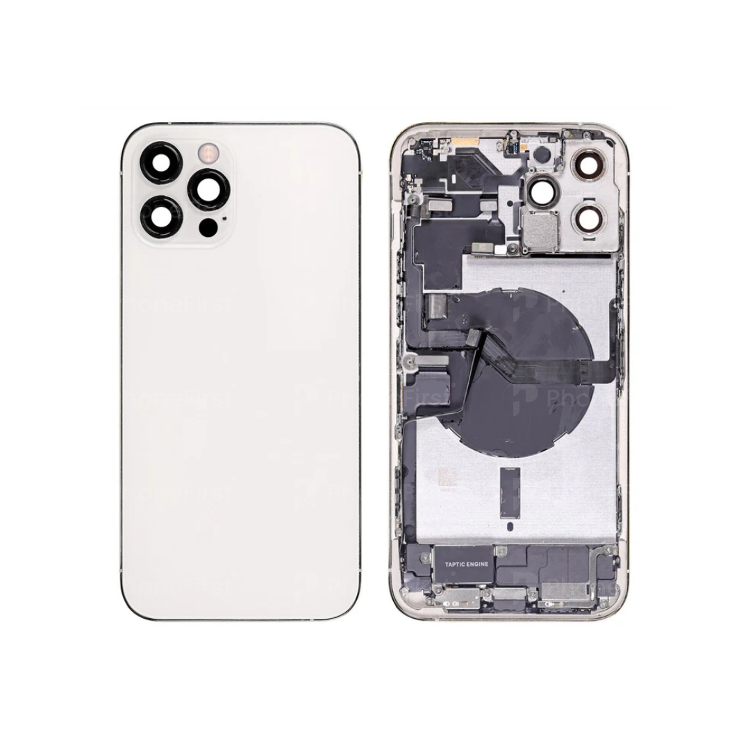 Apple iPhone 12 Pro Max (6.7) Housing With Original Parts Silver