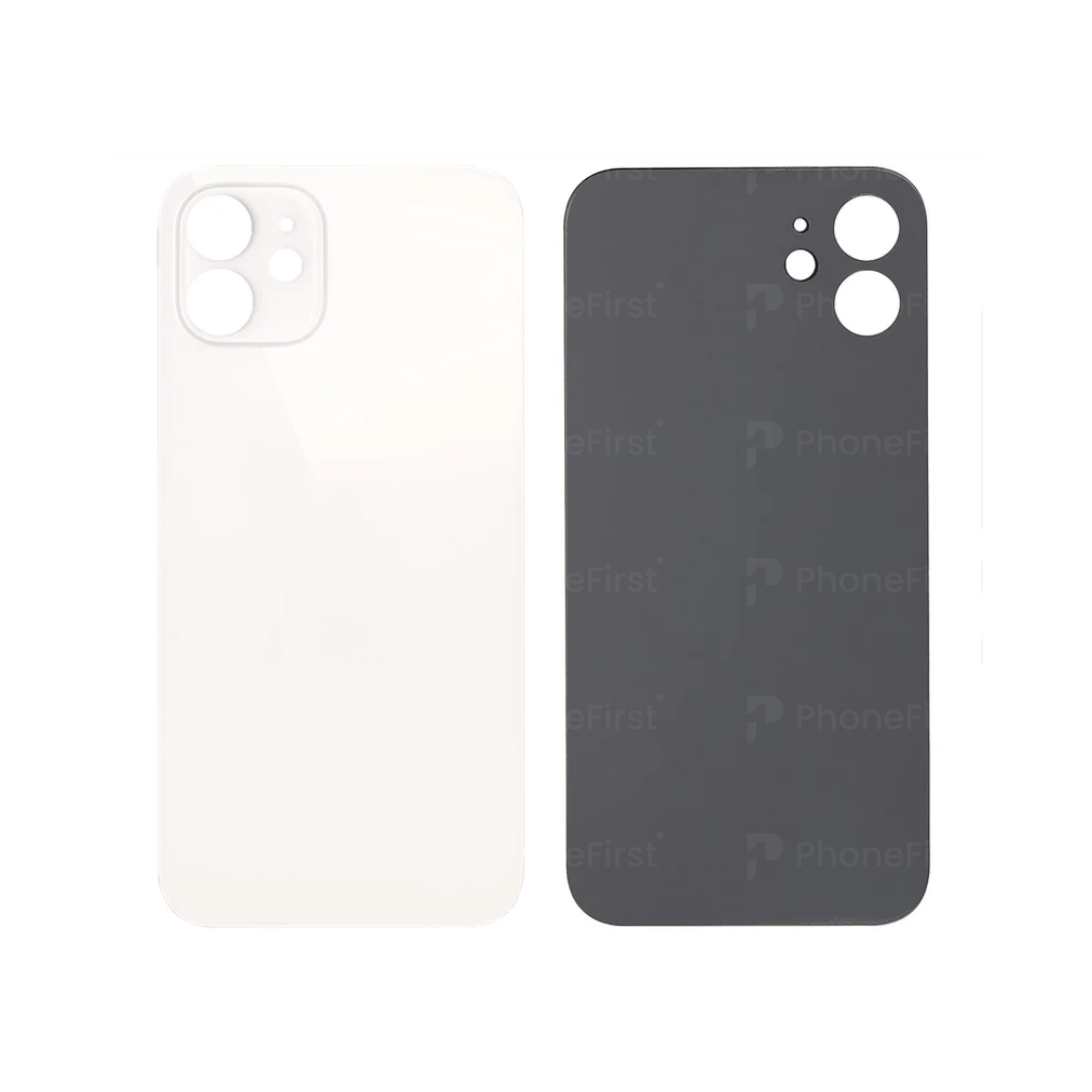 Apple iPhone 12 mini (5.4) - Battery Back Big Hole White