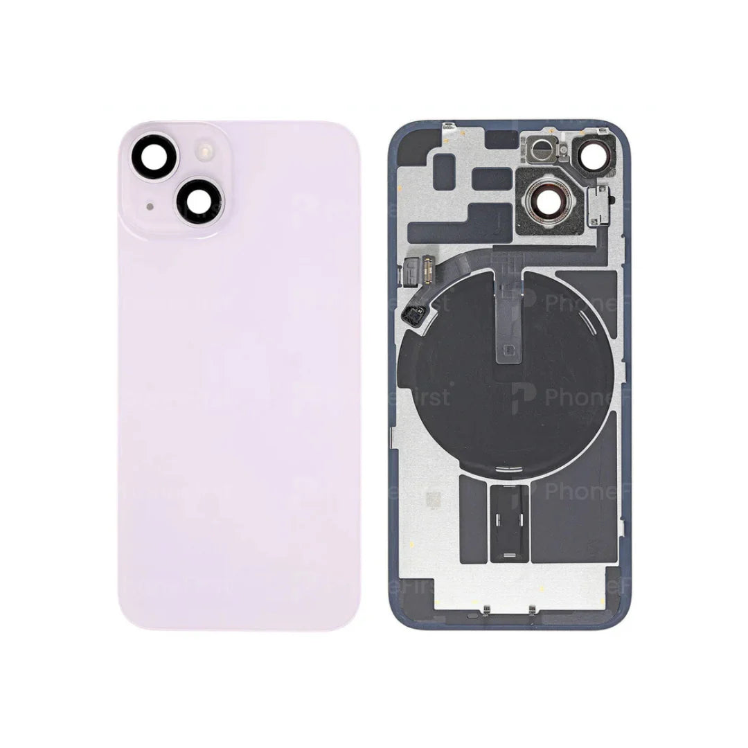Apple iPhone 14 - Pulled Original Battery Back With Wireless Coil Purple