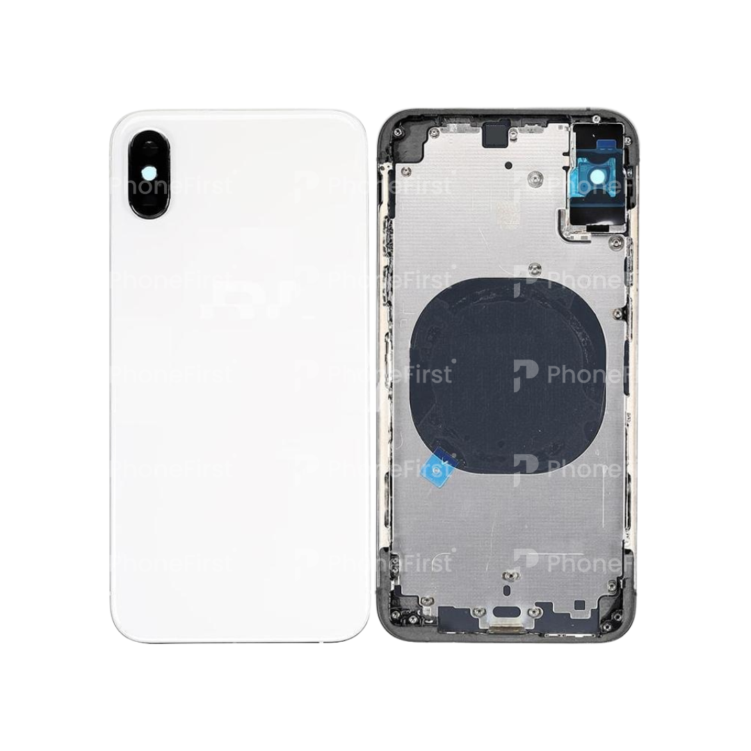 Apple iPhone XS Housing with Parts 100 % Original Grade B White (No Battery)