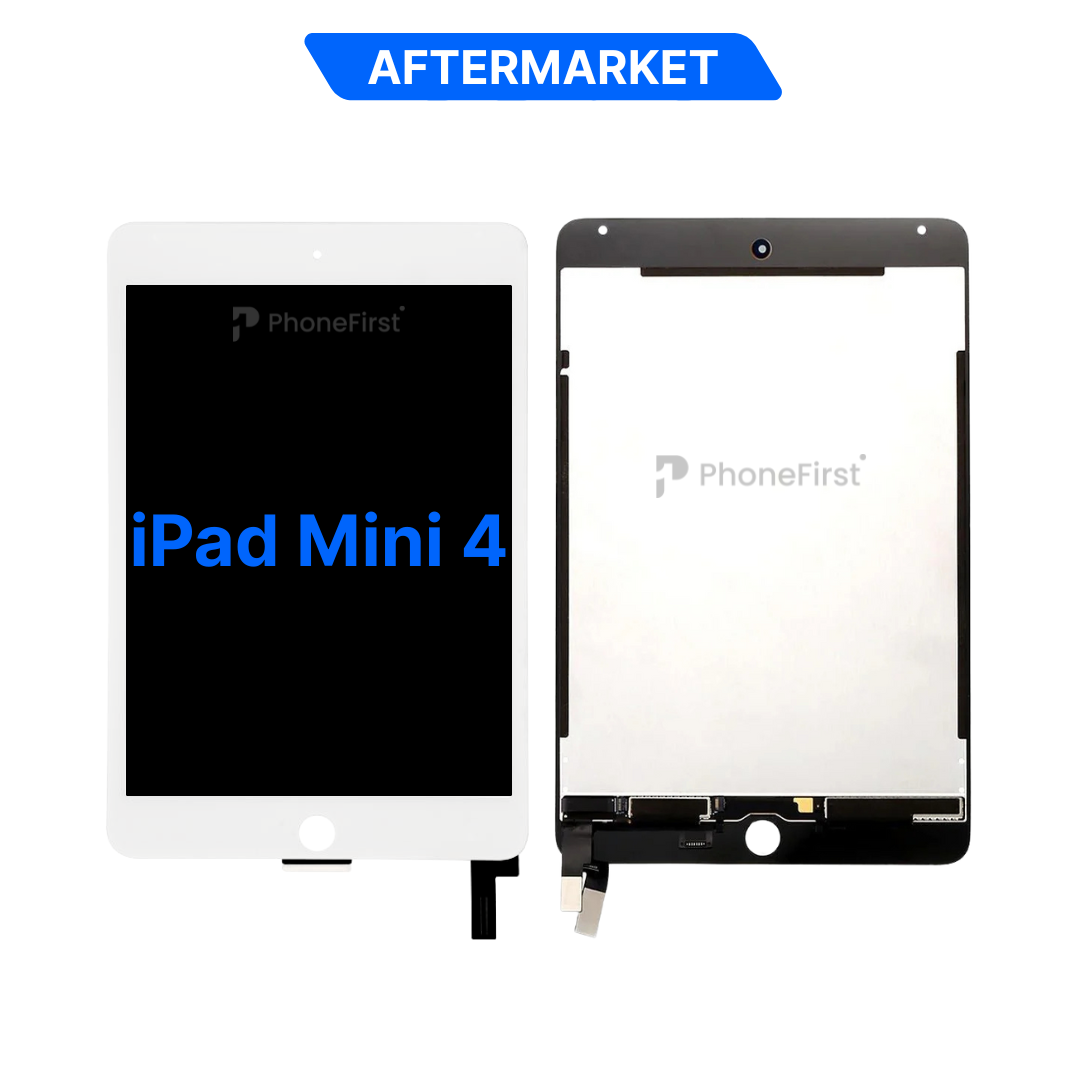 Apple iPad Mini 4 Lcd With Digitiser Assembly AfterMarket White
