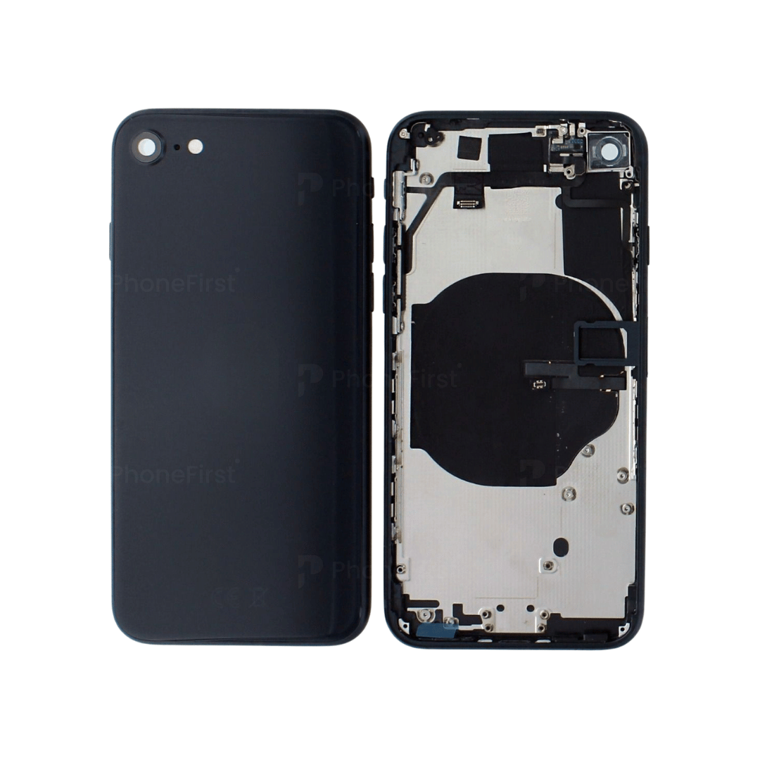 Apple iPhone SE 2022 Aftermarket Housing With Parts Black