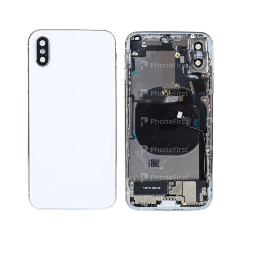 Apple iPhone X - Battery Back With Lens White