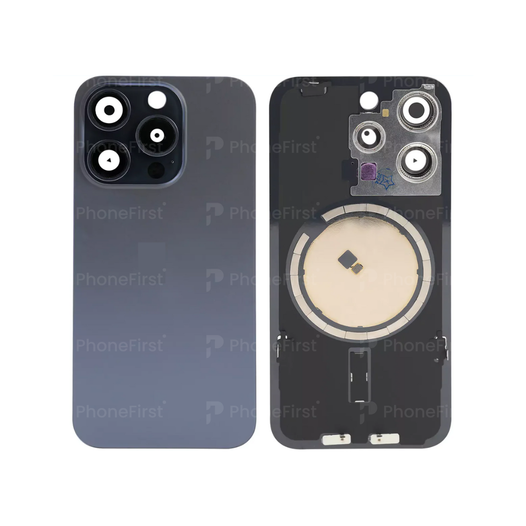 Apple iPhone 15 Pro - Battery Back With Magnet Blue Titanium