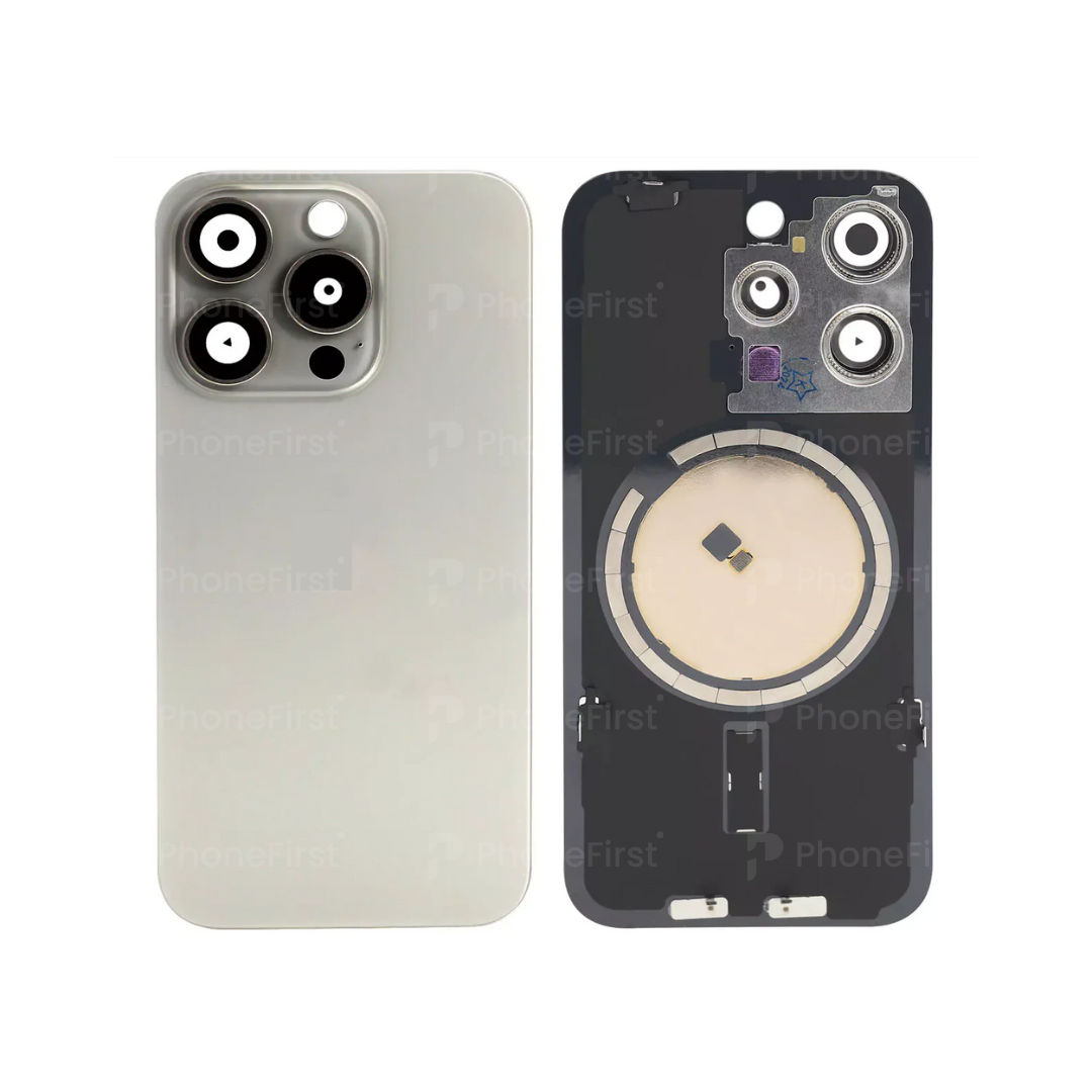 Apple iPhone 15 Pro - Battery Back With Magnet Natural Titanium