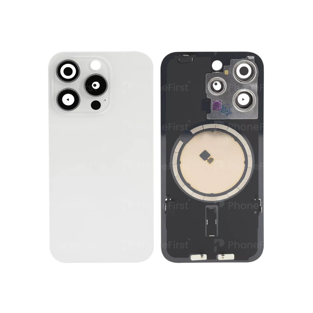 Apple iPhone 15 Pro - Battery Back With Magnet White Titanium