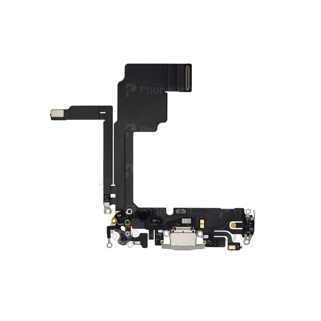 Apple iPhone 15 Pro - Charging Flex White Titanium