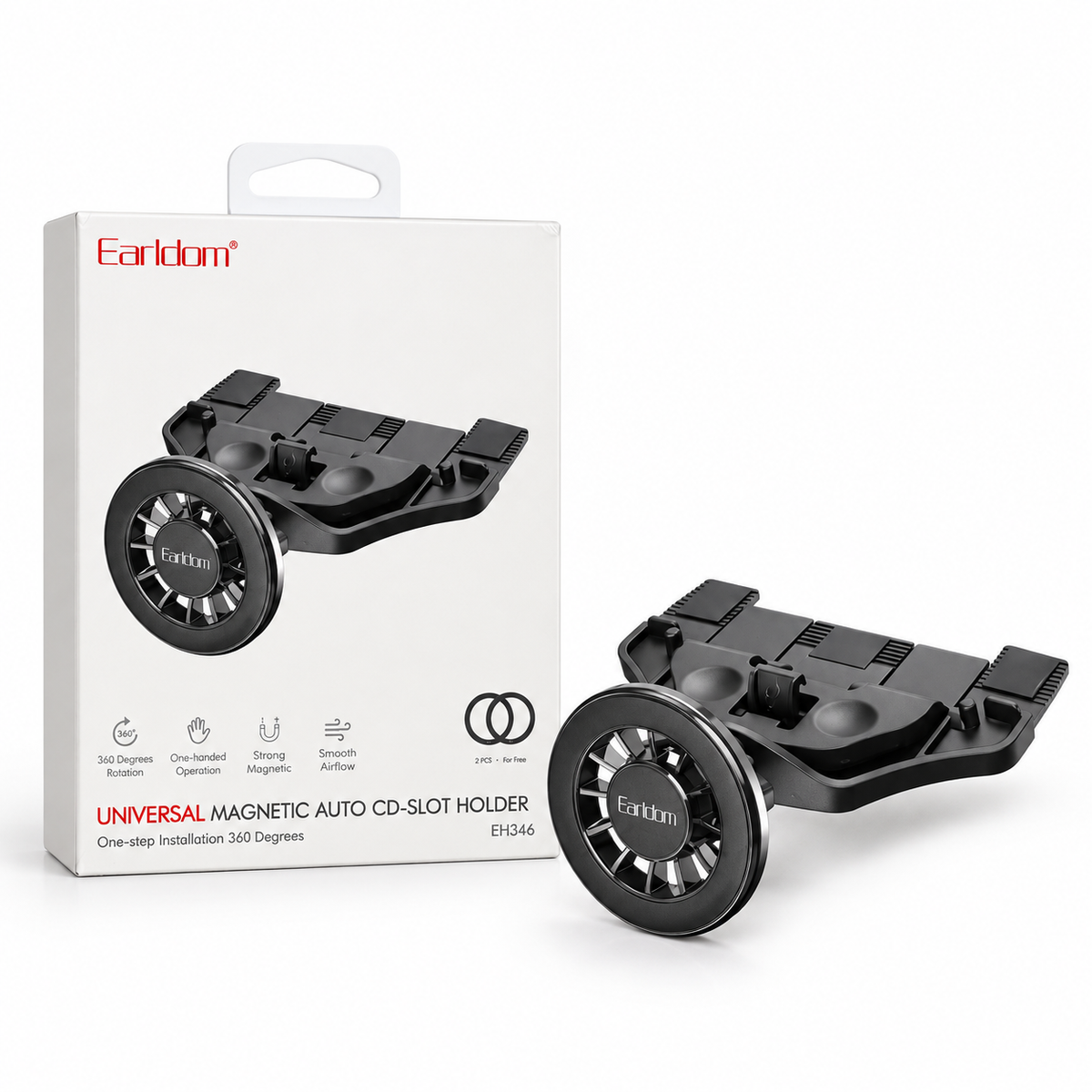 Earldom Universal Magnetic Auto CD-Slot Holder EH346