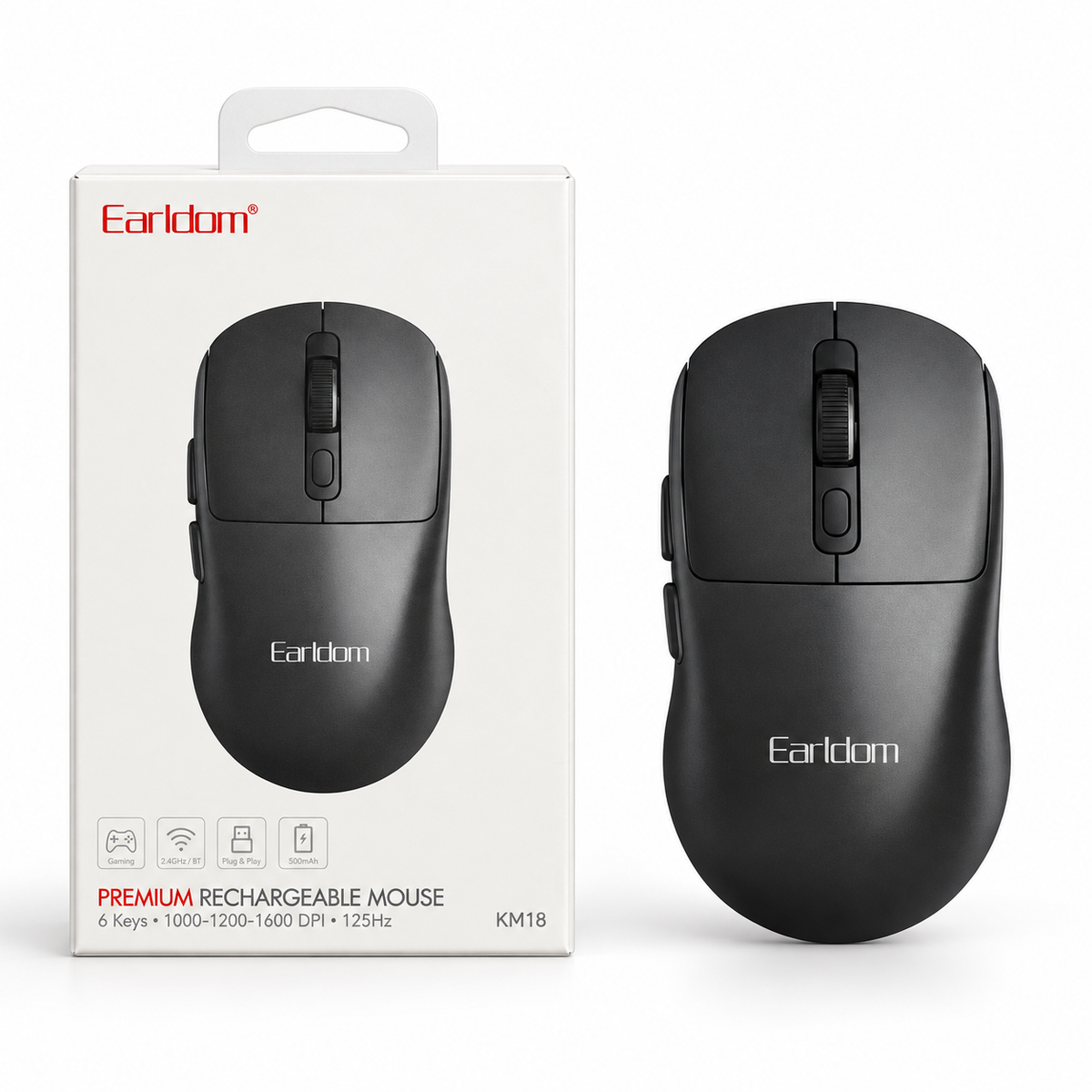 Earldom Premium Rechargeable Wireless Mouse KM18
