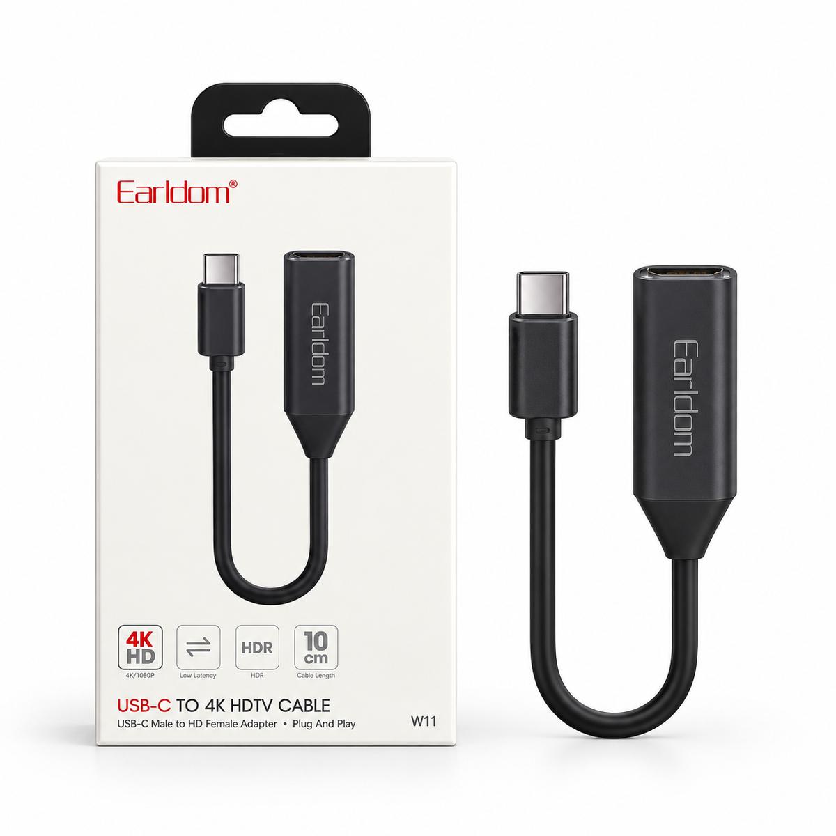 Earldom USB-C to 4K HDTV Cable W11