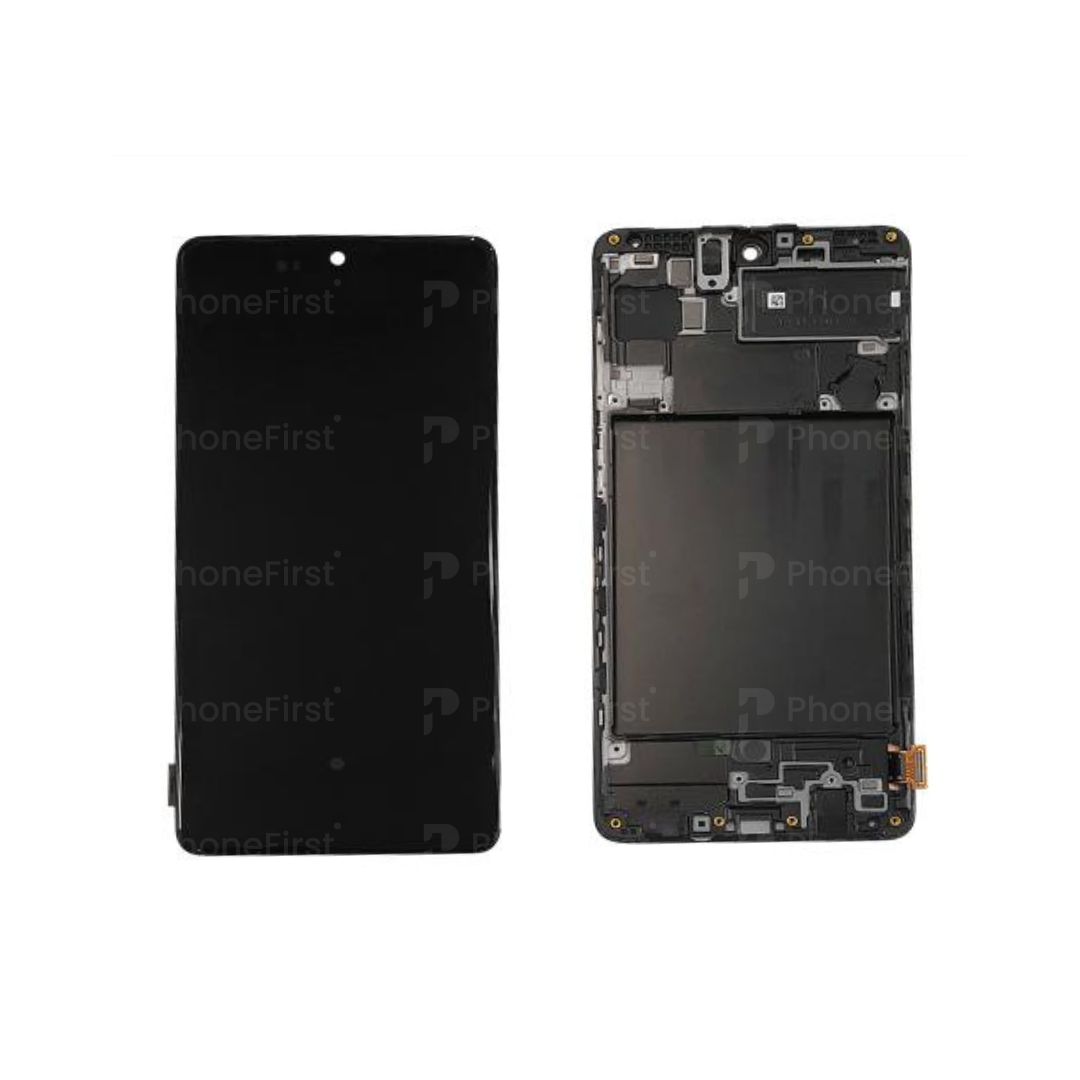 Samsung A71 A715 LCD (W/F) Small OLED Black