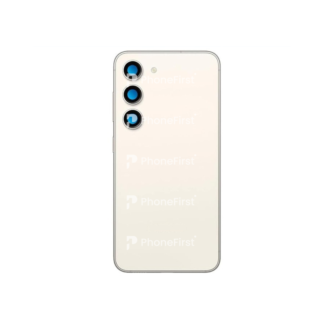 Samsung S23 Plus S916 - Battery Back With Lens Cream