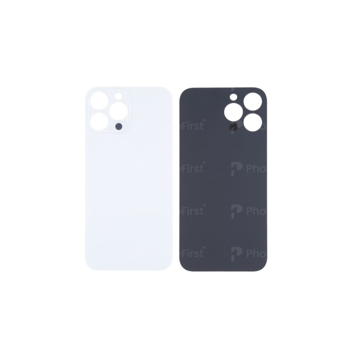 Apple iPhone 14 Pro - Battery Back Big Hole Nparts Advance Silver