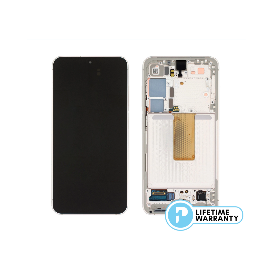 Samsung S23 Plus S916 LCD (W/F) Service Pack Cream/Beige