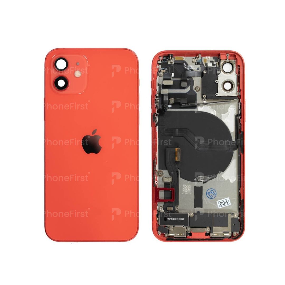Apple iPhone 12 (6.1) Housing With Original Parts Red