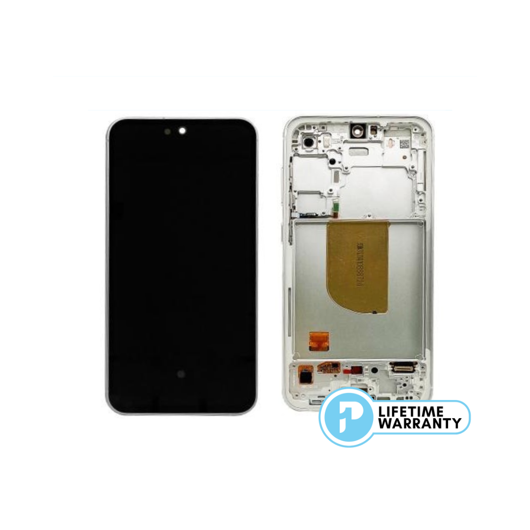 Samsung S23 FE S711 LCD (W/F) Service Pack White