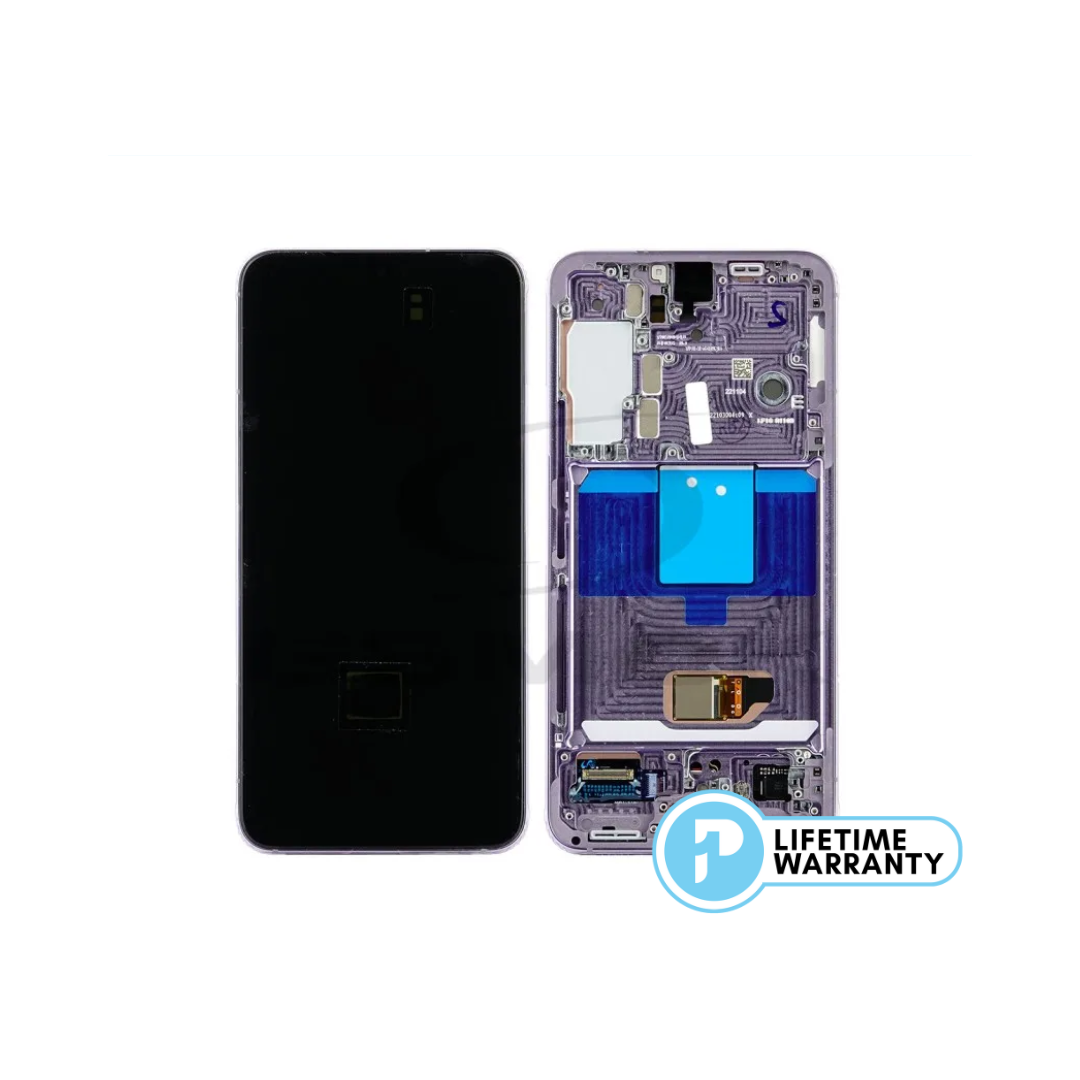 Samsung S22 S901 LCD (W/F) Service Pack Bora Purple