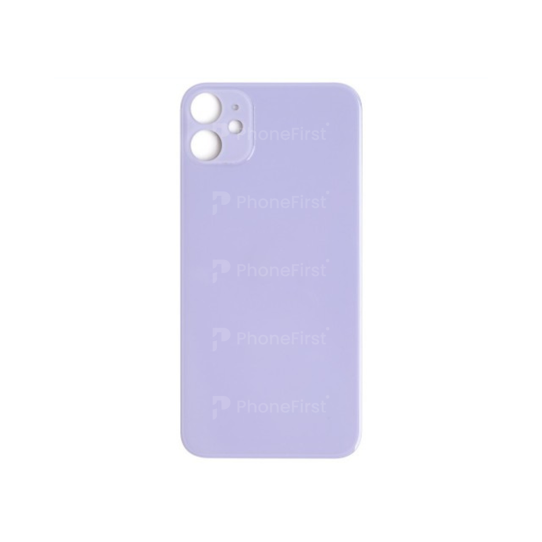 Apple iPhone 11 - Nparts Advance Battery Back Big Hole Purple