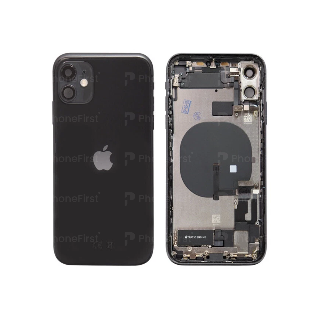 Apple iPhone 11 Housing with Parts 100 % Orignal Grade B Black