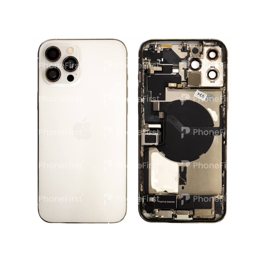 Apple iPhone 12 Pro Max (6.7) Housing With Original Parts Silver