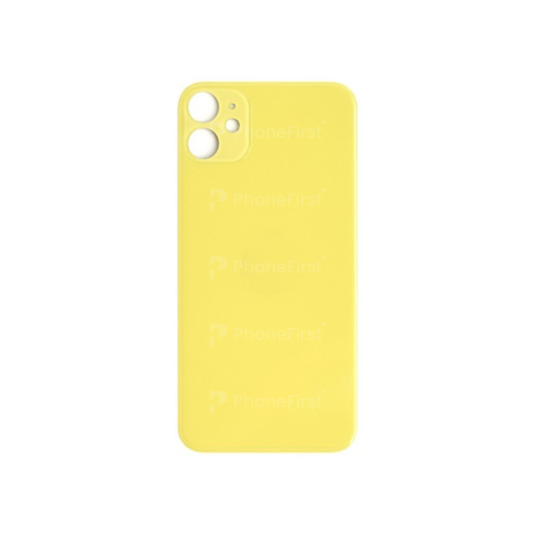 Apple iPhone 11 - Nparts Advance Battery Back Big Hole Yellow