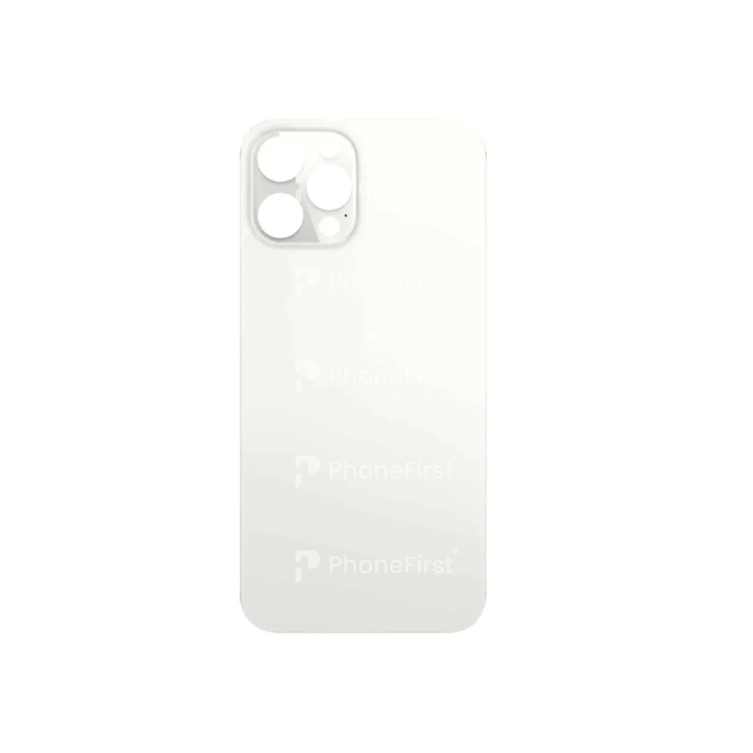 Apple iPhone 12 Pro - Battery Back Big Hole Nparts Advance Silver