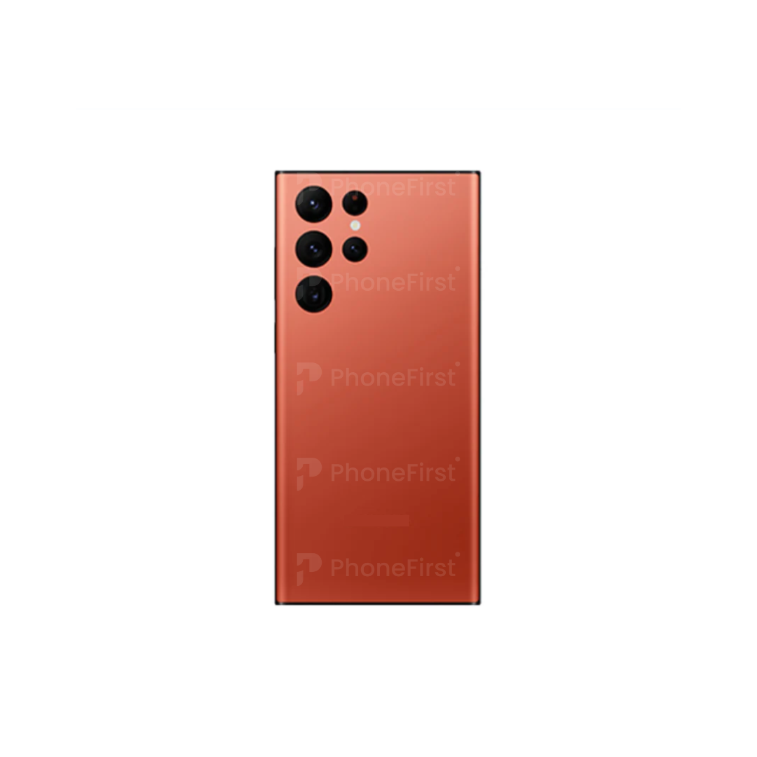Samsung S22 Ultra S908 - Battery Back With Lens Red