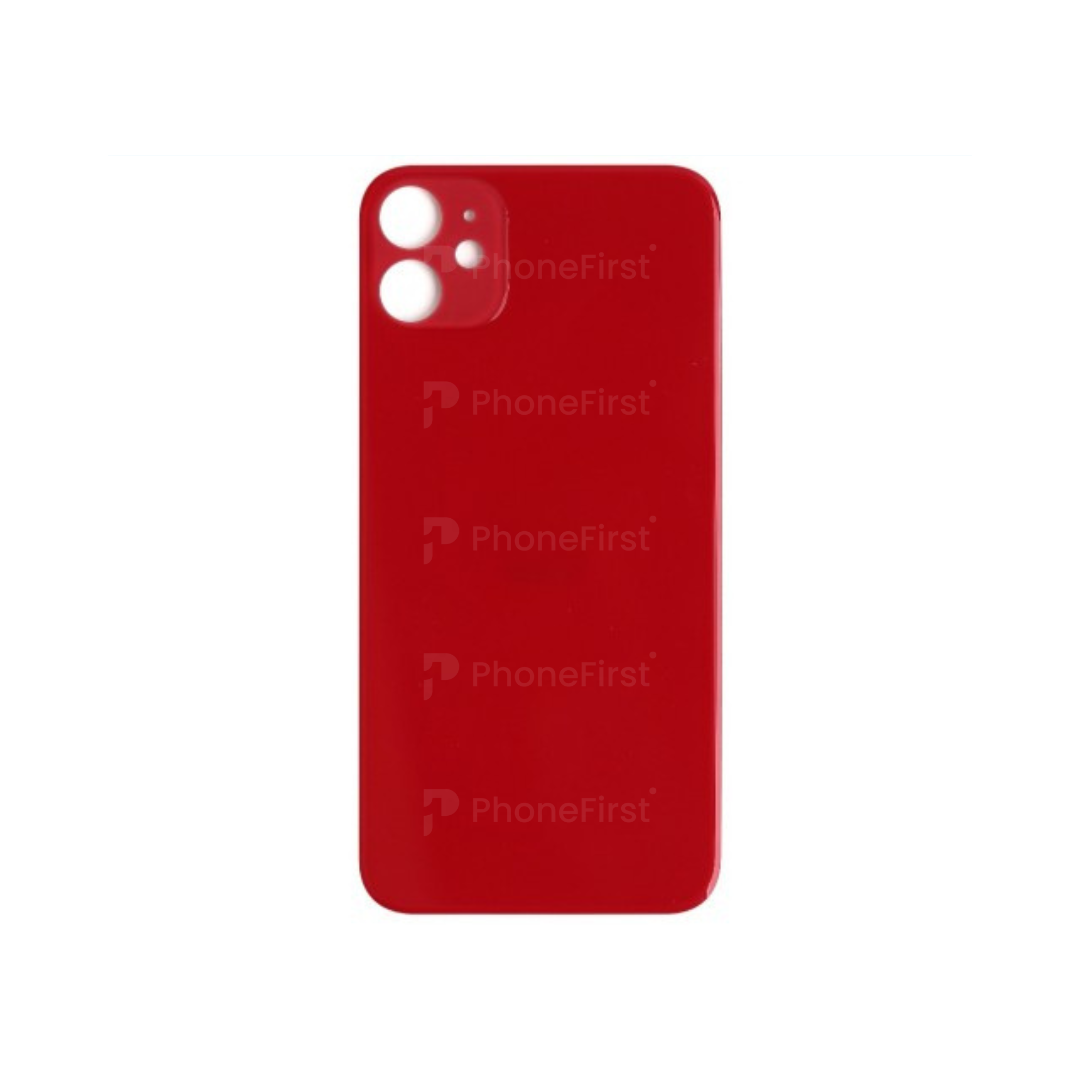 Apple iPhone 11 - Nparts Advance Battery Back Big Hole Red