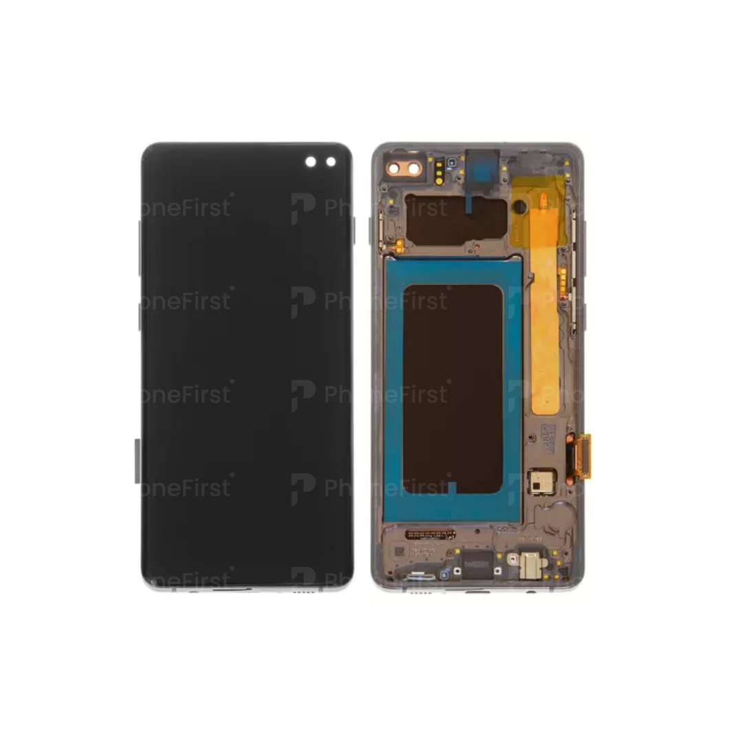 Samsung S10 Plus G975 LCD (W/F) Service Pack Black