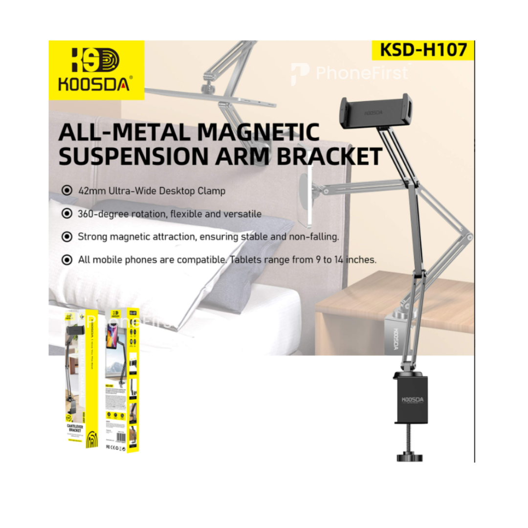Koosda KSD-H107 Cantilever Bracket Tablet Holder 360