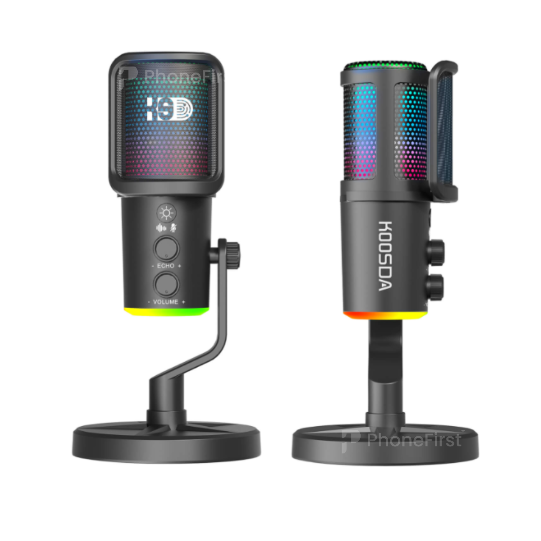 Koosda KMP-171 RGB Desktop Microphone Wireless
