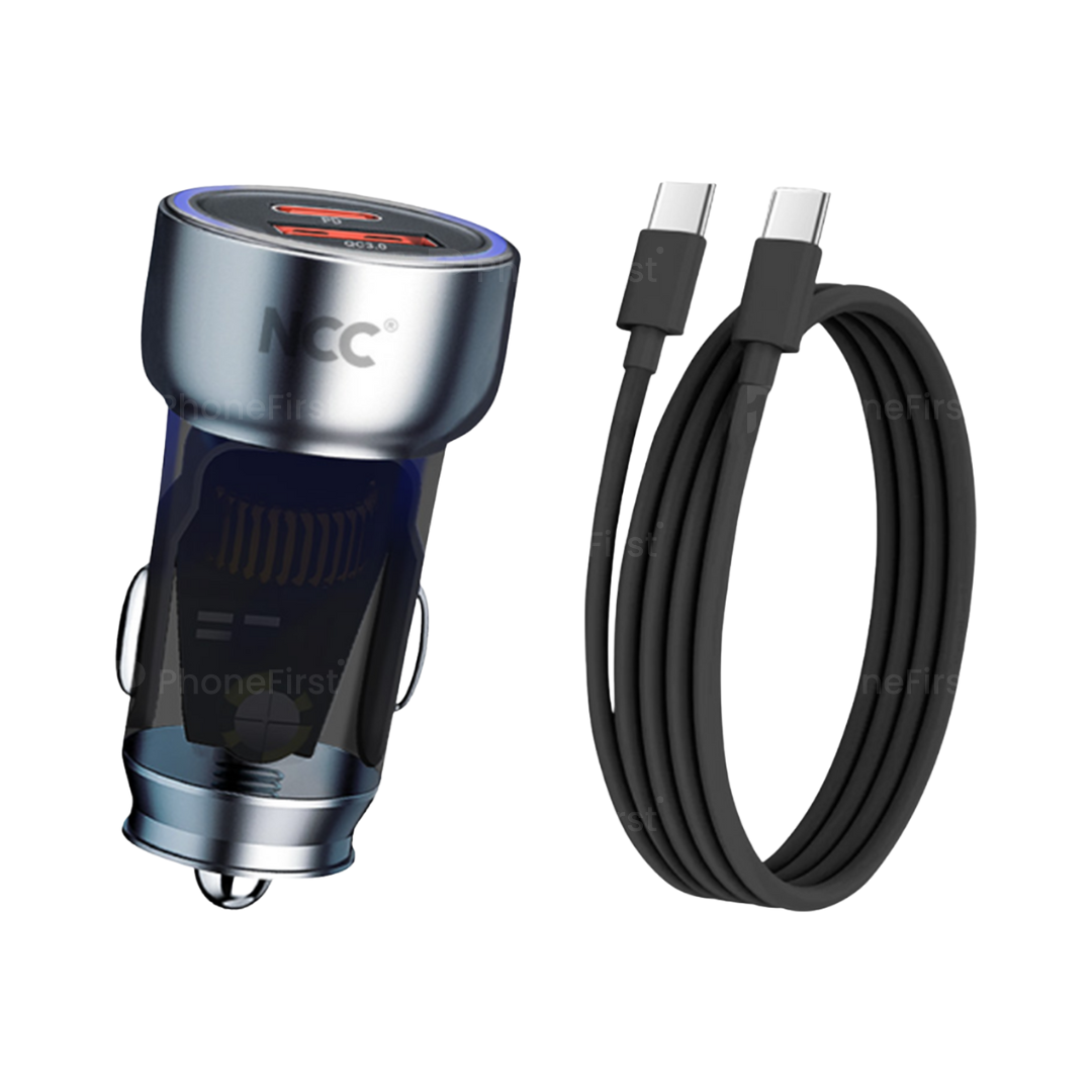 NCC 48W Car Charger Set (C-C) R13S