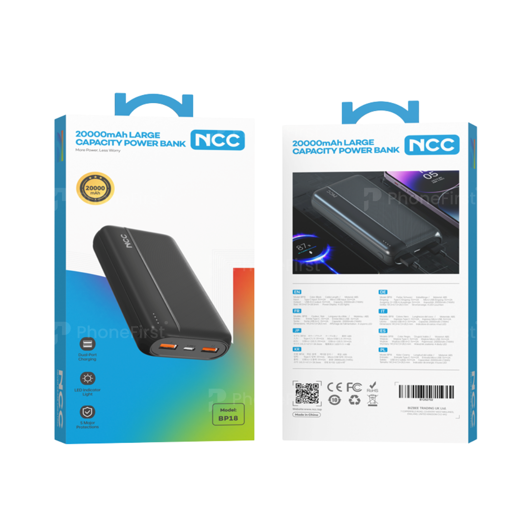 NCC BP18 Power Bank 20000mAh