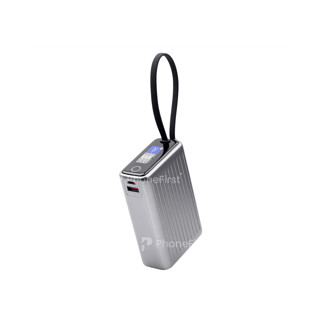 NCC T198BLP Smart Display Power Bank 20000mAh Dark Gray