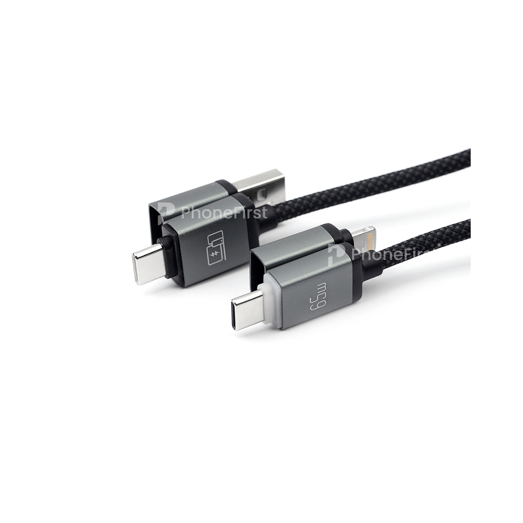 NCC 4 in 1 65W Cable A+C To C+L Black 2M XC-0302