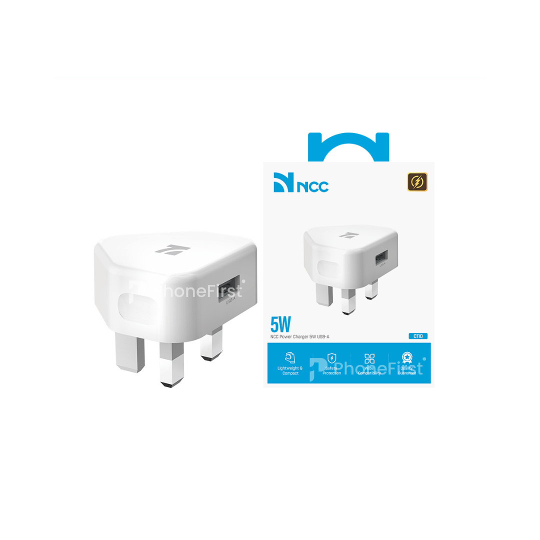 NCC 5W Single USB-A Power Charger Plug C110