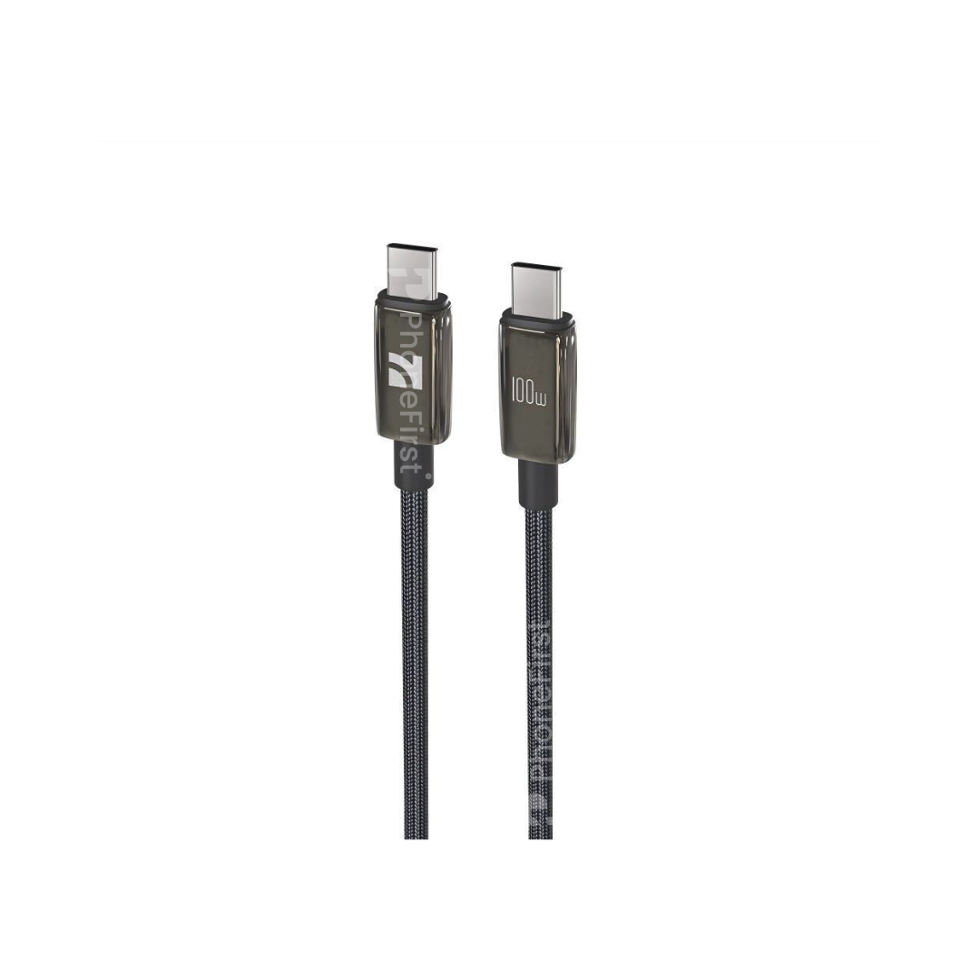 NCC USB-C To USB-C 100W Zinc Alloy Cable 1.2M XC-0501