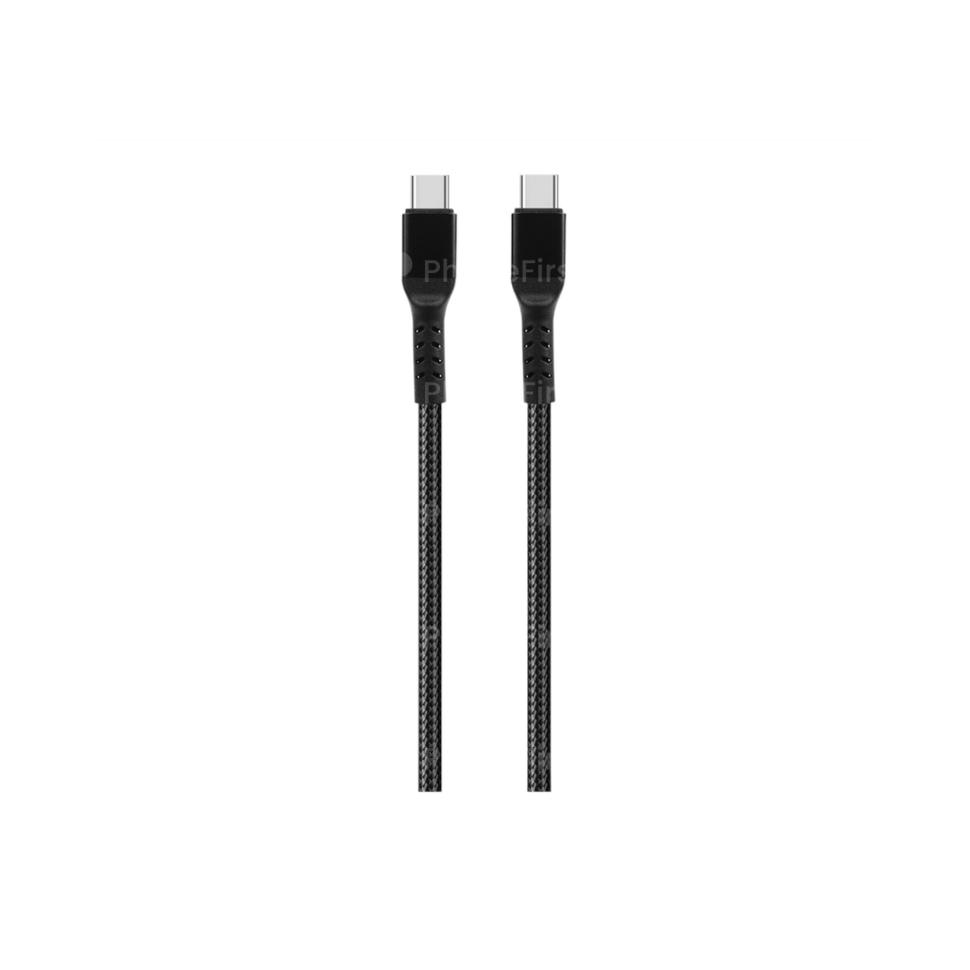NCC USB-C to USB-C Cable 60W 1M Nylon Black