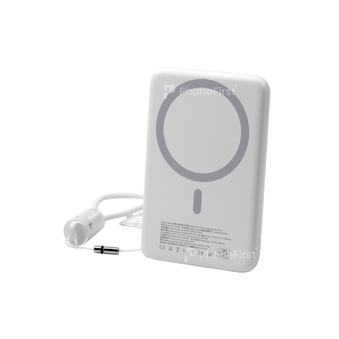 NCC WS-T192BP Wireless Power Bank 5000mAh White