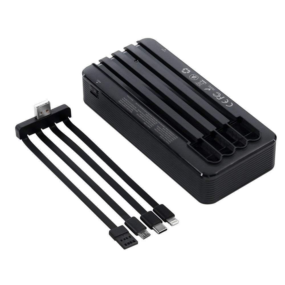 NCC DY-0803 Power Bank With Cables 20000mAh 10W Black
