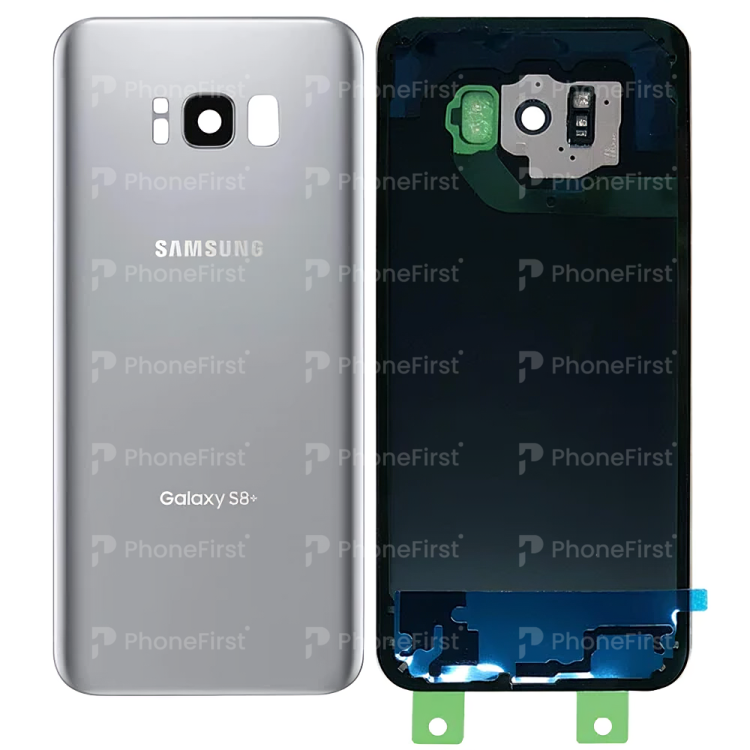Samsung S8 Plus G955 - Battery Back With Lens Silver