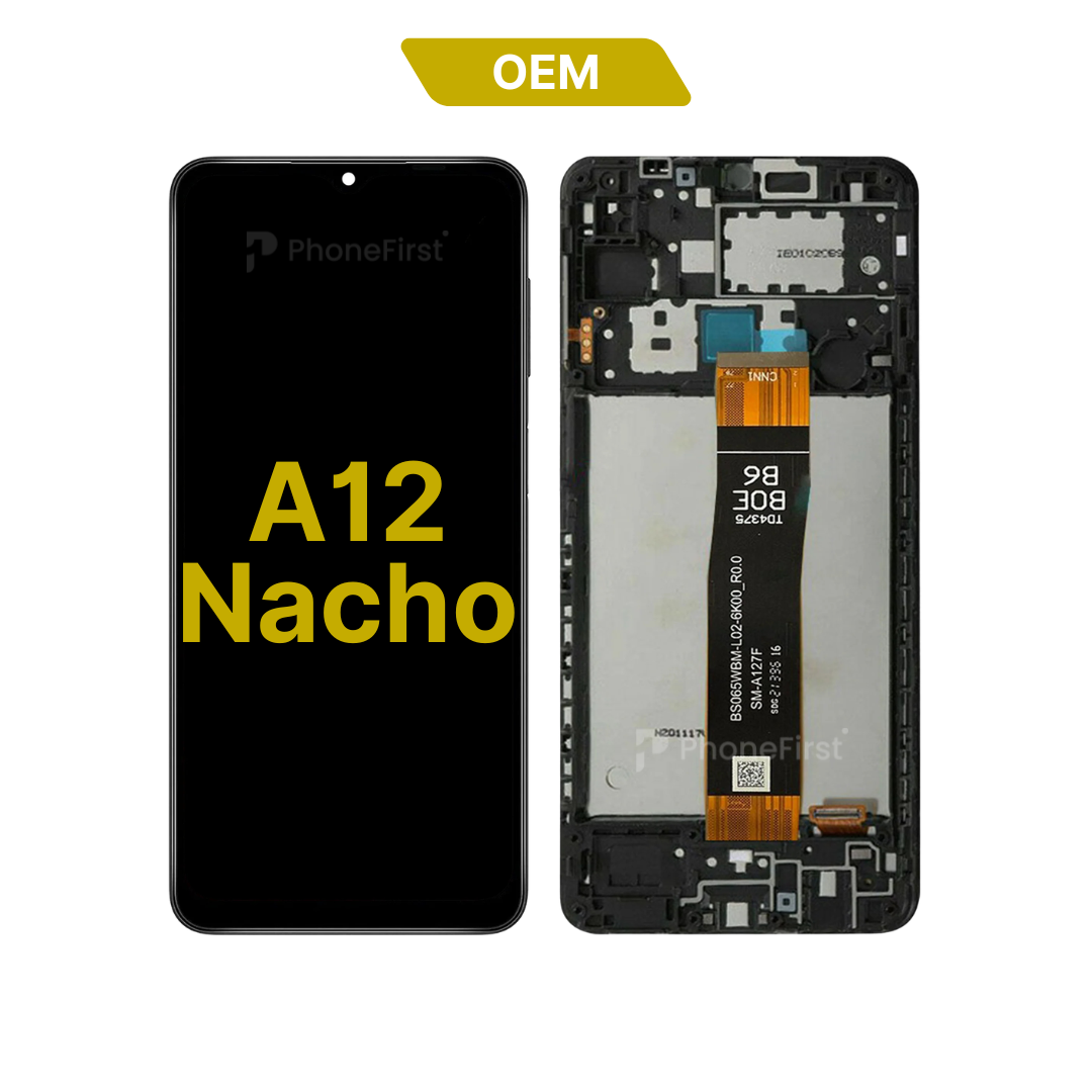 Samsung A12 NACHO A127 LCD (W/F) OEM