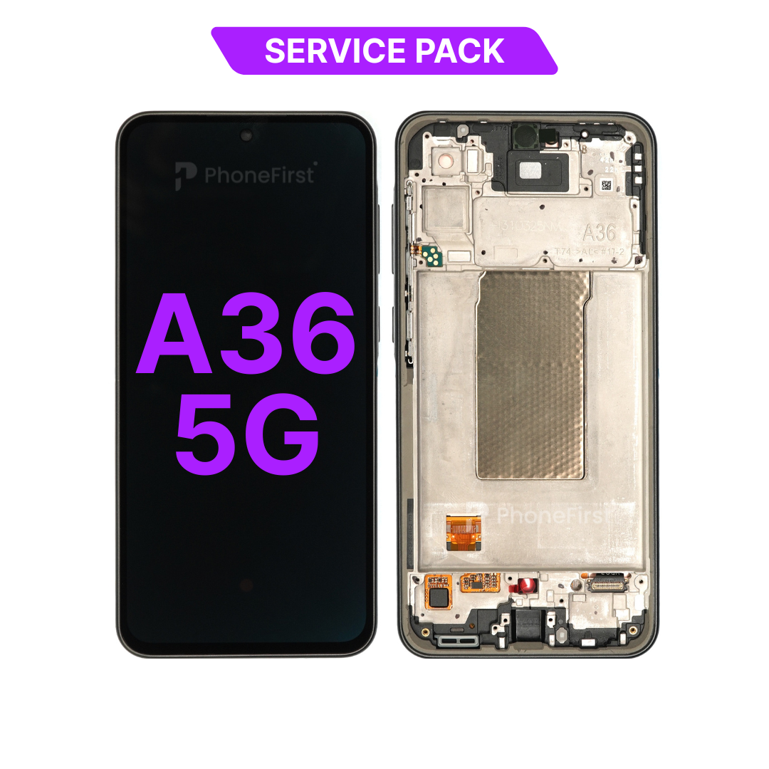 Samsung A36 5G A366 LCD (W/F) Service Pack Black